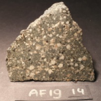 Sodalite pyroxene syenite from Nejoio, Angola